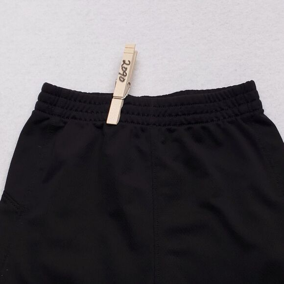 Adidas Athletic Pull On Running Shorts Toddler Boys Size 2T Black White - Picture 1 of 8